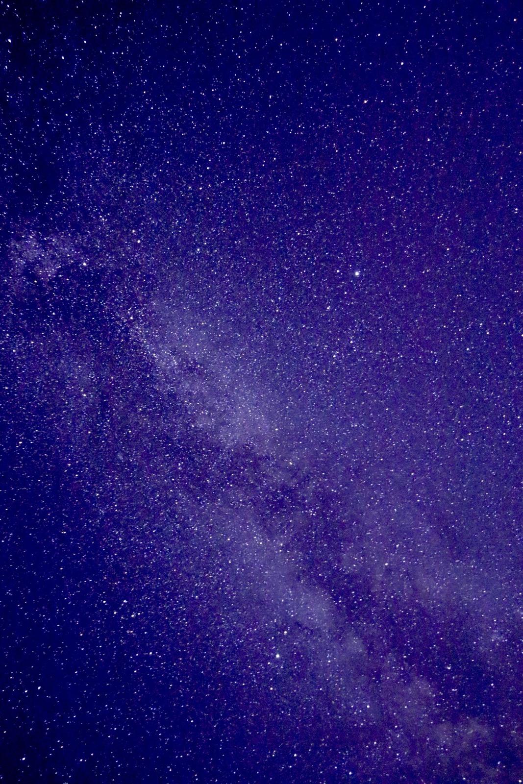 代表が撮影した星景写真(1枚目)