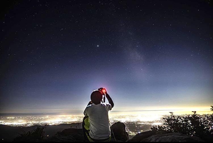 代表が撮影した星景写真(3枚目)