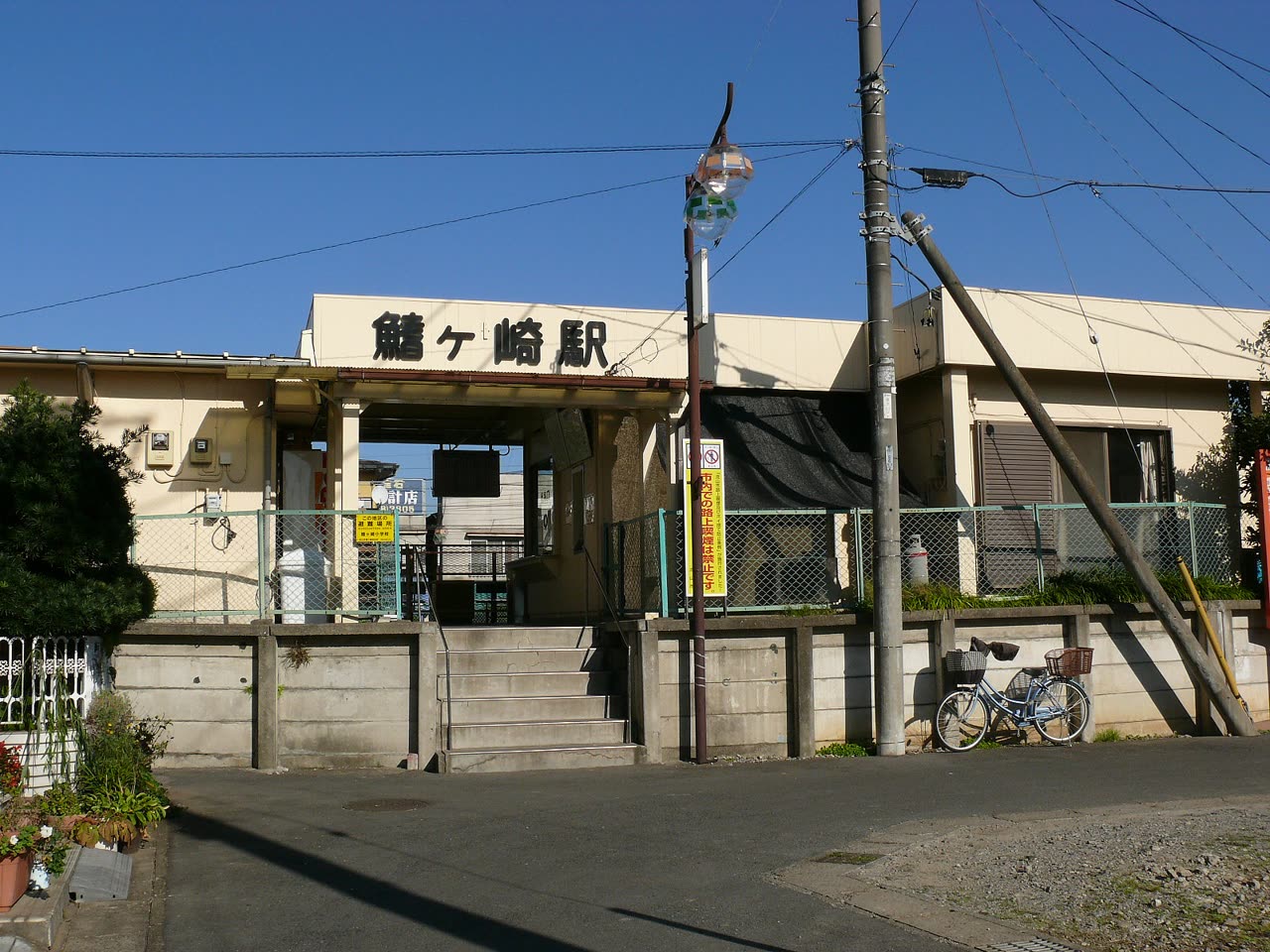 流鉄流山線の鰭ヶ崎駅の西口